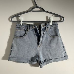 High waisted denim shorts Abrand Jeans